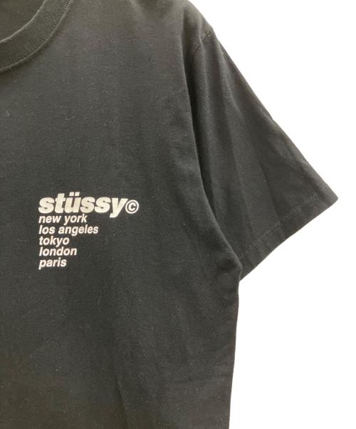 stussy（ステューシー）stussy (ステューシー) STRAWBERRY TEE ブラック サイズ:Mの古着・服飾アイテム