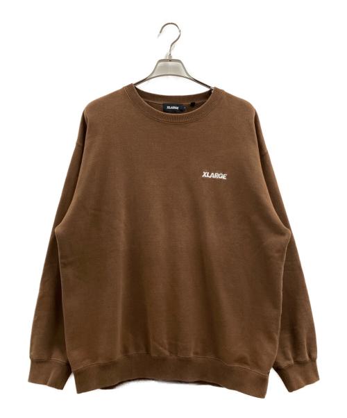 X-LARGE（エクストララージ）X-LARGE (エクストララージ) スウェット ブラウン サイズ:Lの古着・服飾アイテム