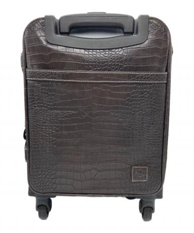 SWANYキャリーバッグ ダークブラウン 未使用品 中古・古着通販】SWANY (スワニー) SWANY キャリーバッグ ブラウン 未