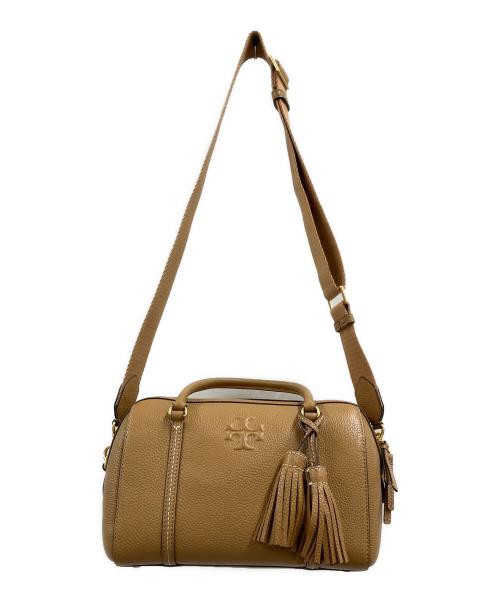TORY BURCH（トリーバーチ）TORY BURCH (トリーバーチ) TORY ｂｕｒｃｈTHEA MINI WEB SATCHEL 3WAYミニボストンバッグ キャメルの古着・服飾アイテム