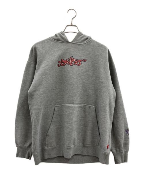 JNCO JEANS（ジェーエヌシーオー ジーンズ）JNCO JEANS (ジェーエヌシーオー ジーンズ) JNCO JEANS　プリントパーカー グレー サイズ:Mの古着・服飾アイテム