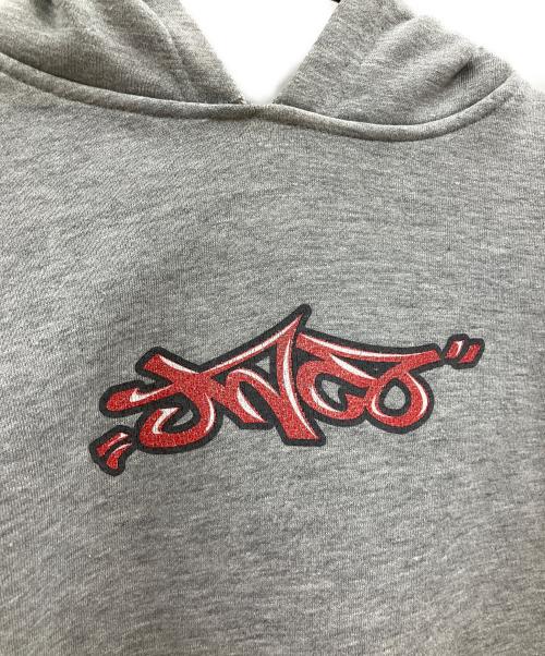 JNCO JEANS（ジェーエヌシーオー ジーンズ）JNCO JEANS (ジェーエヌシーオー ジーンズ) JNCO JEANS　プリントパーカー グレー サイズ:Mの古着・服飾アイテム