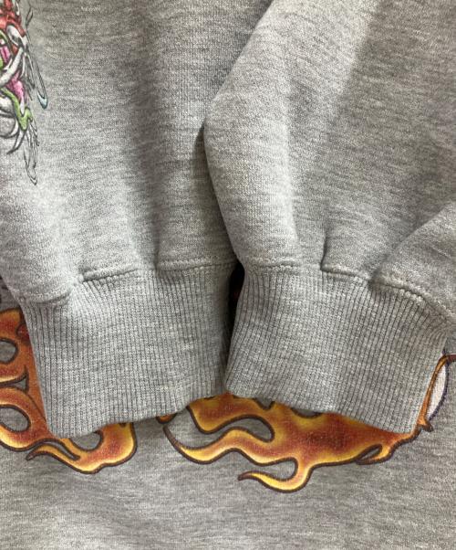 JNCO JEANS（ジェーエヌシーオー ジーンズ）JNCO JEANS (ジェーエヌシーオー ジーンズ) JNCO JEANS　プリントパーカー グレー サイズ:Mの古着・服飾アイテム