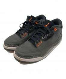 NIKE（ナイキ）の古着「NIKE　Air Jordan 3 Retro "Fear"　スニーカー」｜ブラック
