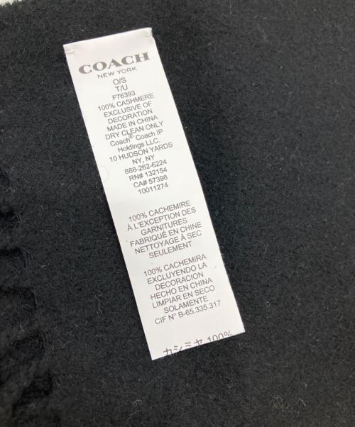 COACH（コーチ）COACH (コーチ) COACH　マフラー ブラックの古着・服飾アイテム