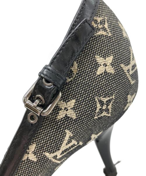 LOUIS VUITTON（ルイ ヴィトン）LOUIS VUITTON (ルイ ヴィトン) LOUIS VUITTON　モノグラムポインテッドパンプス グレー サイズ:23ｃｍの古着・服飾アイテム