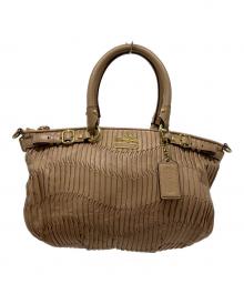 COACH（コーチ）の古着「COACH　2WAYバッグ」｜ブラウン