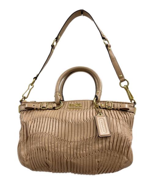COACH（コーチ）COACH (コーチ) COACH　2WAYバッグ ブラウンの古着・服飾アイテム