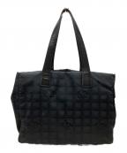 CHANELシャネル）の古着「CHANEL　ニュートラベルライン　トートバッグ」｜ブラック