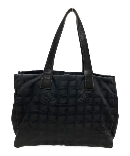 CHANEL（シャネル）CHANEL (シャネル) CHANEL　ニュートラベルライン　トートバッグ ブラックの古着・服飾アイテム