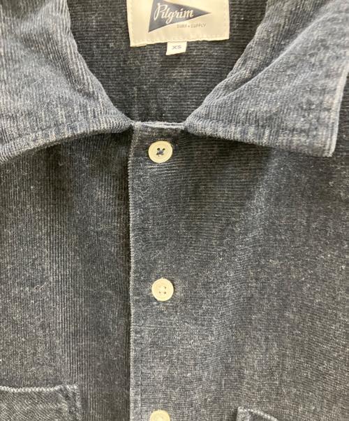 Pilgrim Surf+Supply（ピルグリム サーフサプライ）PILGRIM SURF+SUPPLY (ピルグリム サーフサプライ) コーデュロイジャケット ネイビー サイズ:XSの古着・服飾アイテム