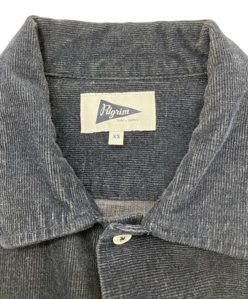 Pilgrim Surf+Supply（ピルグリム サーフサプライ）PILGRIM SURF+SUPPLY (ピルグリム サーフサプライ) コーデュロイジャケット ネイビー サイズ:XSの古着・服飾アイテム
