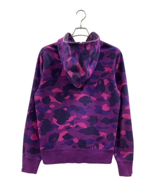 A BATHING APE（アベイシングエイプ）A BATHING APE (アベイシングエイプ) A BATHING APE　ジップパーカー パープル サイズ:Mの古着・服飾アイテム