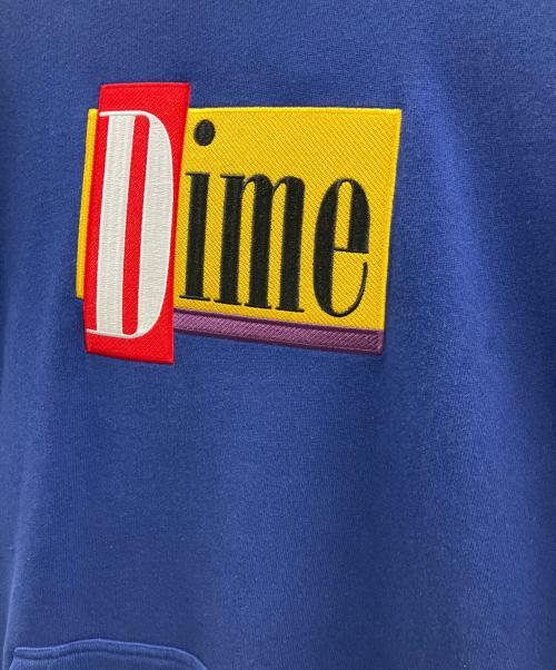 Dime（ダイム）Dime (ダイム) ロゴプルオーバーパーカー ブルー サイズ:XLの古着・服飾アイテム