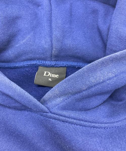 Dime（ダイム）Dime (ダイム) ロゴプルオーバーパーカー ブルー サイズ:XLの古着・服飾アイテム