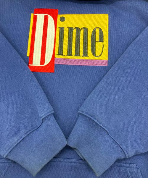 Dime（ダイム）Dime (ダイム) ロゴプルオーバーパーカー ブルー サイズ:XLの古着・服飾アイテム