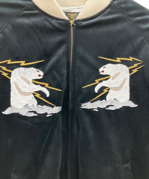 HOUSTON（ヒューストン）HOUSTON (ヒューストン) HOUSTON　スカジャン ブラック サイズ:Mの古着・服飾アイテム