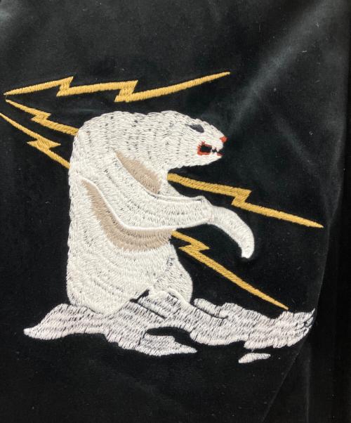 HOUSTON（ヒューストン）HOUSTON (ヒューストン) HOUSTON　スカジャン ブラック サイズ:Mの古着・服飾アイテム