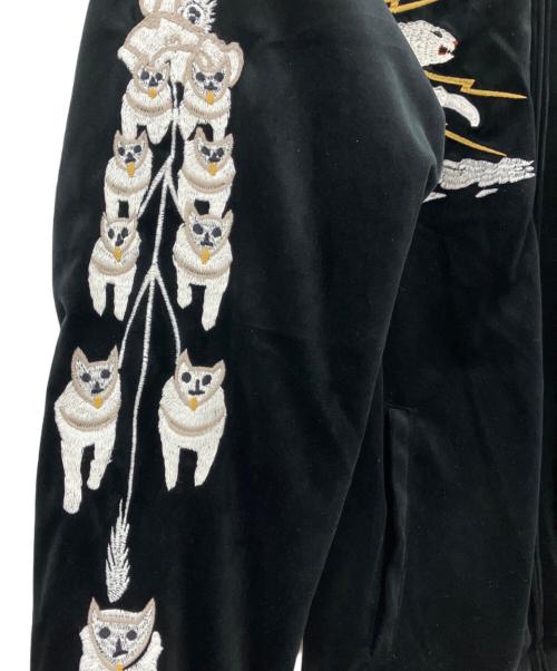 HOUSTON（ヒューストン）HOUSTON (ヒューストン) HOUSTON　スカジャン ブラック サイズ:Mの古着・服飾アイテム