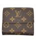 LOUIS VUITTON (ルイ ヴィトン) ポルトモネ・ビエ・カルトクレディ ブラウン：13000円