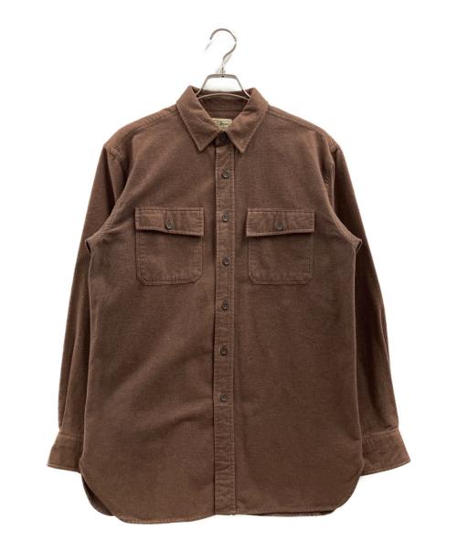 L.L.Bean（エルエルビーン）L.L.Bean (エルエルビーン) 長袖シャツ ブラウン サイズ:Mの古着・服飾アイテム