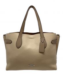 COACH（コーチ）の古着「COACH　2WAYバッグ」｜ベージュ