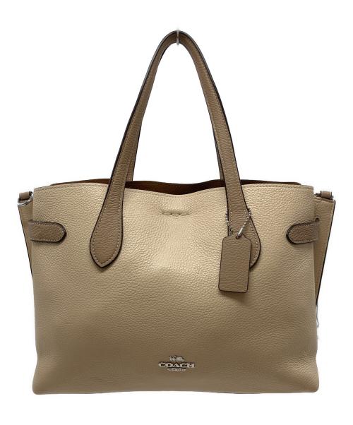 COACH（コーチ）COACH (コーチ) COACH　2WAYバッグ ベージュの古着・服飾アイテム