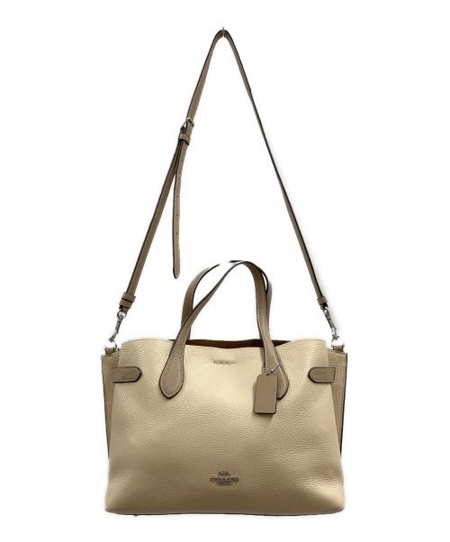 COACH（コーチ）COACH (コーチ) COACH　2WAYバッグ ベージュの古着・服飾アイテム