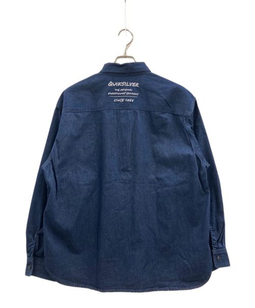 Quiksilver（クイックシルバー）Quiksilver (クイックシルバー) デニムシャツ インディゴ サイズ:Lの古着・服飾アイテム
