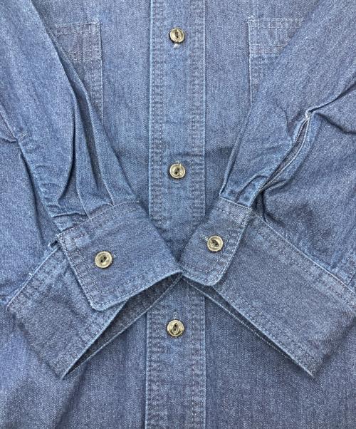 Quiksilver（クイックシルバー）Quiksilver (クイックシルバー) デニムシャツ インディゴ サイズ:Lの古着・服飾アイテム