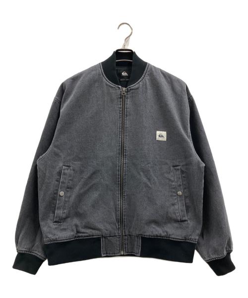 Quiksilver（クイックシルバー）Quiksilver (クイックシルバー) DENIM WASH MA JACKET ブラック サイズ:Mの古着・服飾アイテム