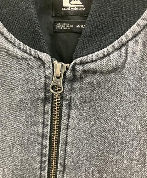 Quiksilver（クイックシルバー）Quiksilver (クイックシルバー) DENIM WASH MA JACKET ブラック サイズ:Mの古着・服飾アイテム