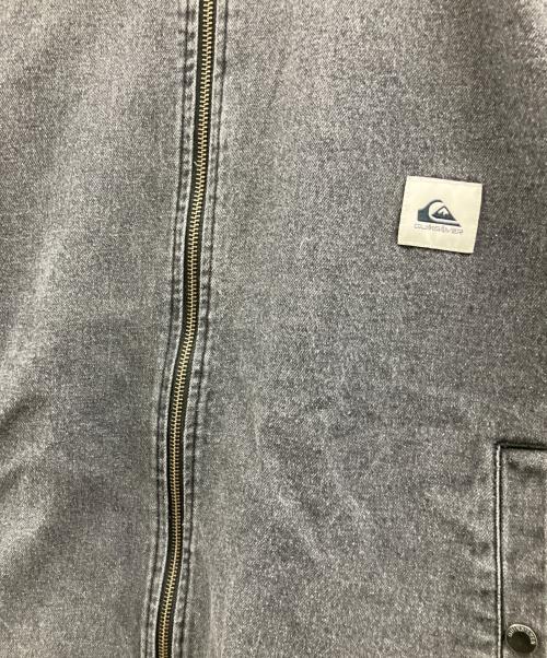 Quiksilver（クイックシルバー）Quiksilver (クイックシルバー) DENIM WASH MA JACKET ブラック サイズ:Mの古着・服飾アイテム