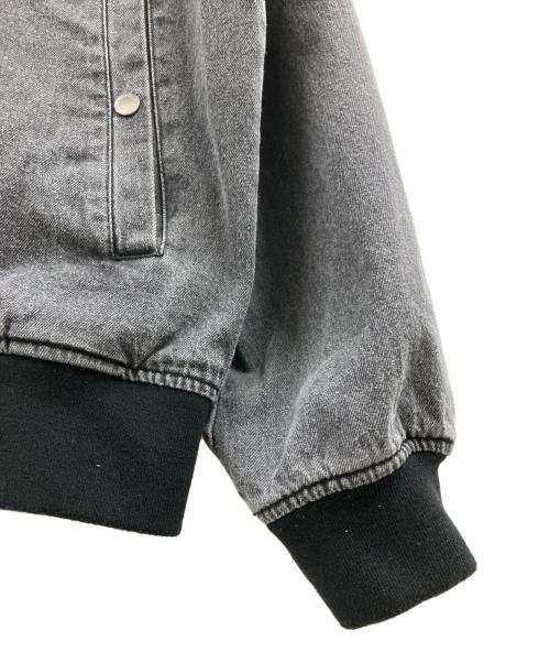 Quiksilver（クイックシルバー）Quiksilver (クイックシルバー) DENIM WASH MA JACKET ブラック サイズ:Mの古着・服飾アイテム