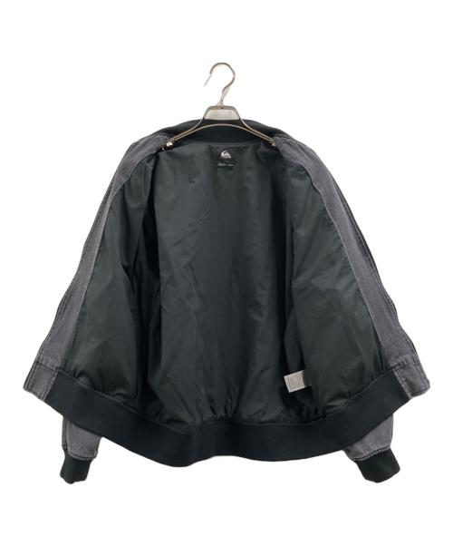 Quiksilver（クイックシルバー）Quiksilver (クイックシルバー) DENIM WASH MA JACKET ブラック サイズ:Mの古着・服飾アイテム