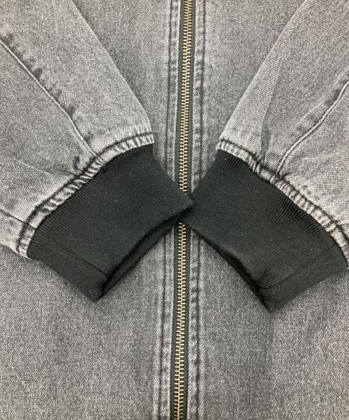 Quiksilver（クイックシルバー）Quiksilver (クイックシルバー) DENIM WASH MA JACKET ブラック サイズ:Mの古着・服飾アイテム