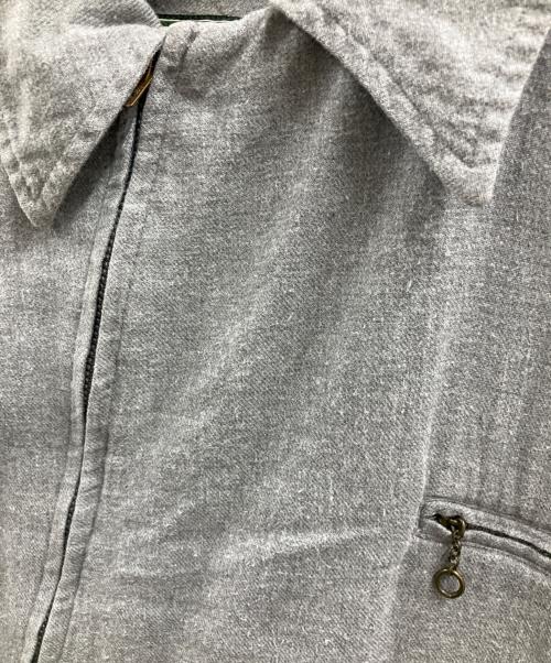 RALPH LAUREN COUNTRY（ラルフローレンカントリー）RALPH LAUREN COUNTRY (ラルフローレンカントリー) ジップアップジャケット グレー サイズ:Mの古着・服飾アイテム