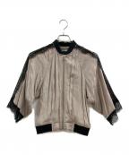 DIESELディーゼル）の古着「DIESEL　レースジャケット」｜ピンク×ブラック