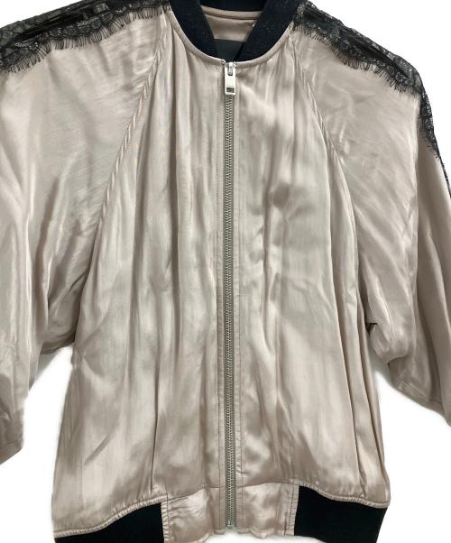 DIESEL（ディーゼル）DIESEL (ディーゼル) DIESEL　レースジャケット ピンク×ブラック サイズ:XXSの古着・服飾アイテム