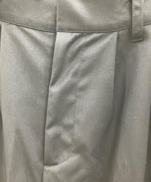 CAMPHOR WOOD（カンファーウッド）CAMPHOR WOOD (カンファーウッド) 2tuck wide baggy slacks ブラック サイズ:Sの古着・服飾アイテム