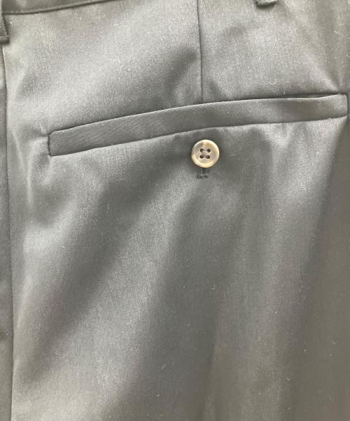 CAMPHOR WOOD（カンファーウッド）CAMPHOR WOOD (カンファーウッド) 2tuck wide baggy slacks ブラック サイズ:Sの古着・服飾アイテム