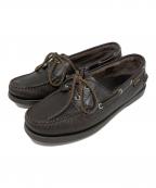 G.H.BASSジーエイチバス）の古着「G.H.BASS　デッキシューズ」｜ダークブラウン