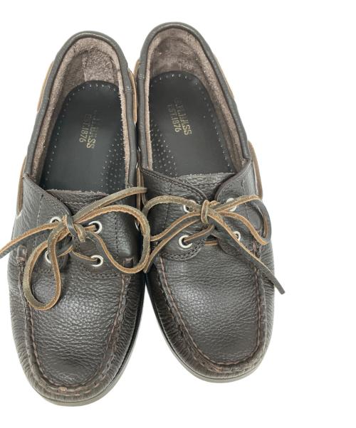 G.H.BASS（ジーエイチバス）G.H.BASS (ジーエイチバス) G.H.BASS　デッキシューズ ダークブラウン サイズ:26ｃｍの古着・服飾アイテム