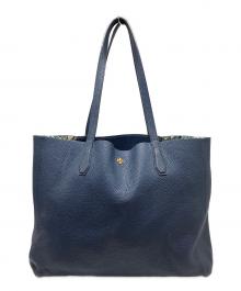 TORY BURCH（トリーバーチ）の古着「TORY BURCH　トートバッグ」｜ネイビー