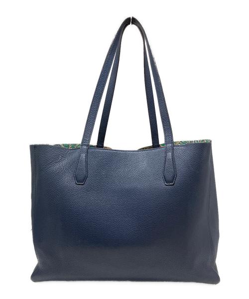 TORY BURCH（トリーバーチ）TORY BURCH (トリーバーチ) TORY BURCH　トートバッグ ネイビーの古着・服飾アイテム