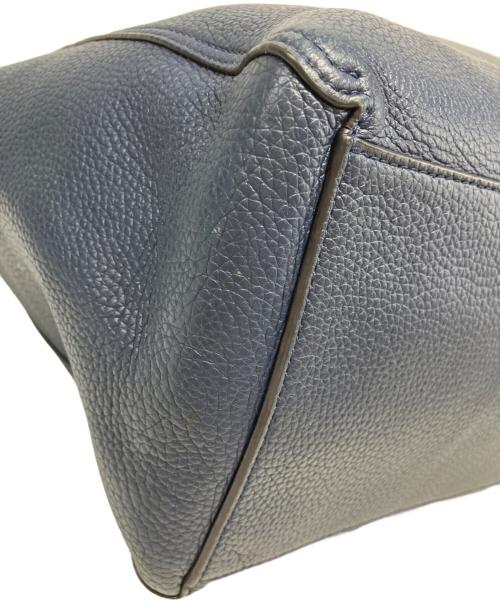 TORY BURCH（トリーバーチ）TORY BURCH (トリーバーチ) TORY BURCH　トートバッグ ネイビーの古着・服飾アイテム