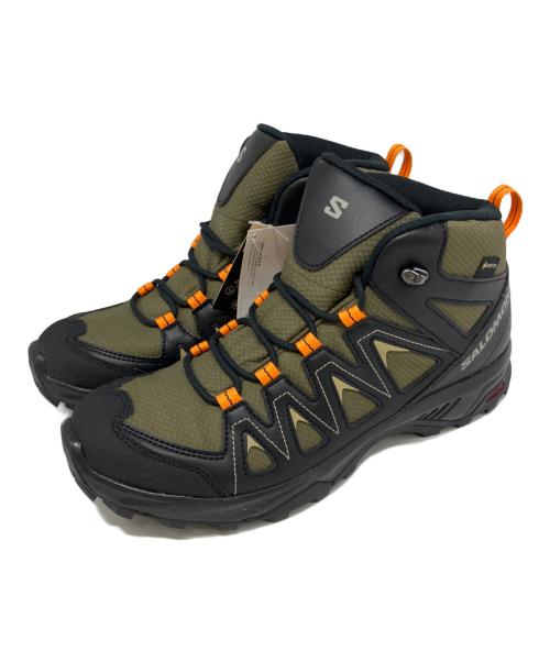 SALOMON（サロモン）SALOMON (サロモン) SALOMON　トレッキングシューズ オリーブ×ブラック サイズ:26ｃｍの古着・服飾アイテム
