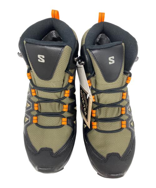 SALOMON（サロモン）SALOMON (サロモン) SALOMON　トレッキングシューズ オリーブ×ブラック サイズ:26ｃｍの古着・服飾アイテム