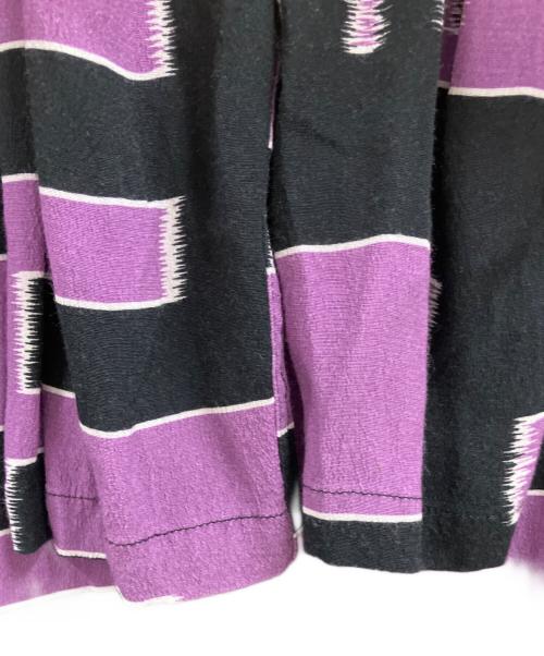 WAXMAN BROTHERS（ワックスマンブラザーズ）WAXMAN BROTHERS (ワックスマンブラザーズ) WAXMAN BROTHERS　長袖シャツ パープル×ブラック サイズ:Mの古着・服飾アイテム