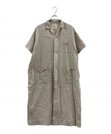 Snow peak（スノーピーク）の古着「snow peak　半袖ワンピース」｜ベージュ